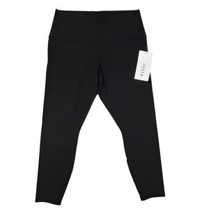 Athleta NWT Transcend Tight Leggings Black High Rise Vitafree Yoga Pants L